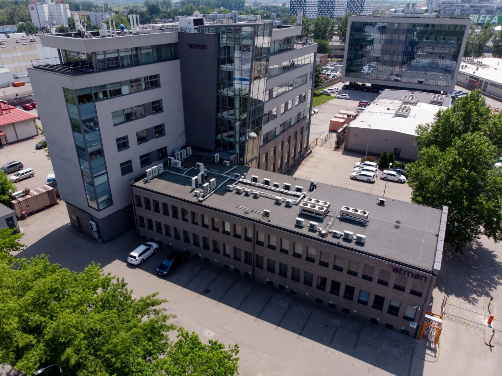 Centrum danych Atman w Warszawie — serwerownia